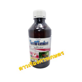 โพรฟีโนฟอส  (profenofos) 50% W/V EC ตราไก่แดง ขนาดบรรจุ 1 ลิตร ป้องกันกำจัด เพลี้ยไฟ เพลี้ยแป้ง หนอนชอนใบ ฯลฯ