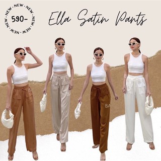 Ella Satin Long Pant