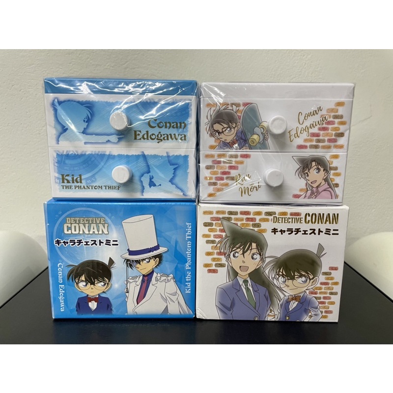 [2กล่อง] กล่องใส่ของ โคนัน จอมโจรคิด รัน Dectective Edogawa Conan Run Kaito Box ของแท้