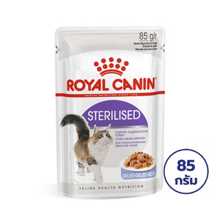 ROYAL CANIN โรยัล คานิน อาหารสำหรับแมวโต ทำหมัน อายุ 12 เดือนขึ้นไป ชนิดเจลลี่ 85 กรัม