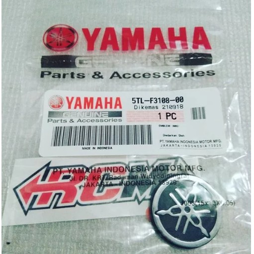 5TL-F3108-00 โลโก้สัญลักษณ์แผงกลาง Tie Jupiter Z Burhan Mio M3 Smile U Xeon Rc Jupiter Mx 135 ใหม่ O