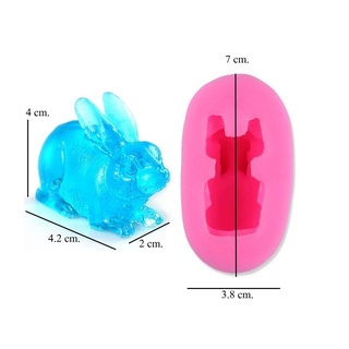 โมล(Mold) แม่พิมพ์ซิลิโคน แม่พิมพ์วุ้น แม่พิมพ์ขนม แม่พิมพ์สบู่ รูปกระต่าย