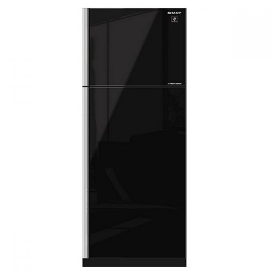 SHARP ตู้เย็น 2 ประตู (14.4 คิว,สีดำ) รุ่น SJ-X410GP-BK
