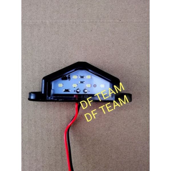 LED 12V / 24V Bright 4 SMD /6 SMD ป้ายทะเบียนจํานวนแท็กแสงความสะดวกสบายโคมไฟประตูสีขาว