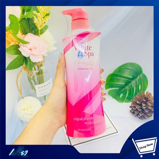 Mistine White Spa Collagen Hya UV Whitening Lotion 400ml มิสทิน โลชั่น ไวท์สปา คอลลาเจน ไฮยา ยูวี ไวท์เทนนิ่ง 400มล.1ชิ้