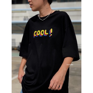 เสื้อ Oversize - COOL ! (ดำ)