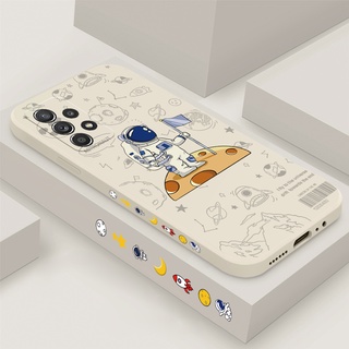 เคสโทรศัพท์มือถือ ซิลิโคนนิ่ม ลายนักบินอวกาศ NASA สําหรับ Samsung Galaxy S20 S21 S22 S10 PLUS ULTRA S20 FE S11E NOTE 10 20 PLUS ULTRA M52 J2 J4 J6 J7 PRO Prime