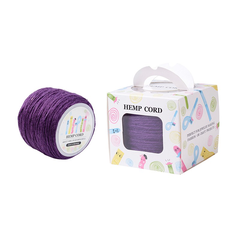 Ready Stock 1Roll Colored Hemp Cord Hemp String Hemp Twine for Jewelry ...