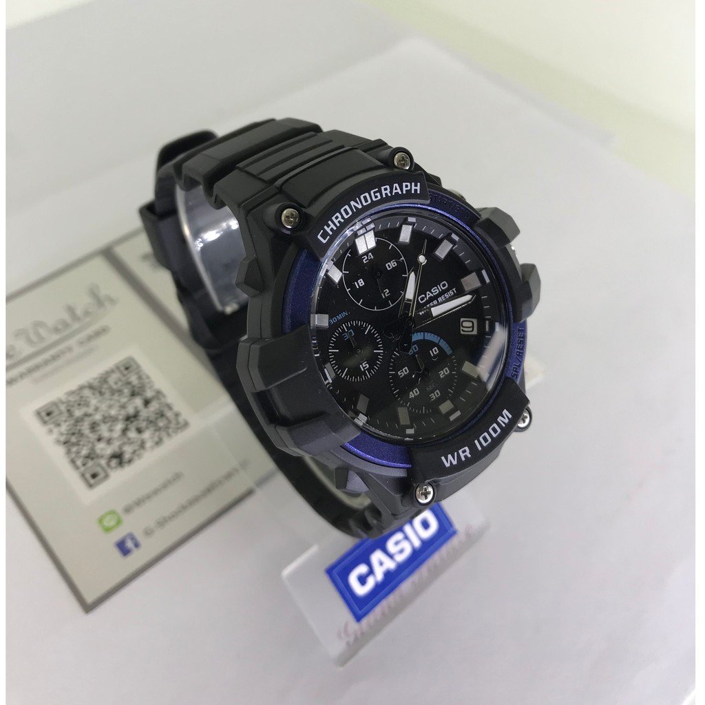 CASIO ของแท้ รุ่น MCW-100H MCW-110H MCW-200H MCW-400H นาฬิกาผู้ชายสายเรซิ่น รับประกัน 1ปี MCW110 MCW100 MCW200 MCW400H
