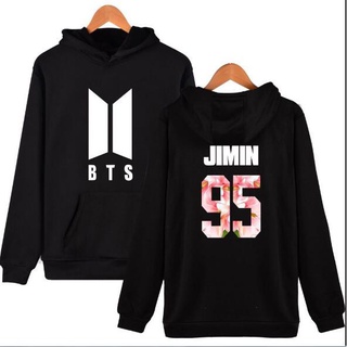 เสื้อกันหนาว มีฮู้ด ลาย Btsbts 95 JIMIN แฟชั่นฤดูใบไม้ร่วง และฤดูหนาว สไตล์เกาหลี สําหรับผู้ชาย GT