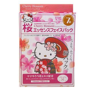 Hello Kitty Cherry Blossom Essence Face Mask (7แผ่น)