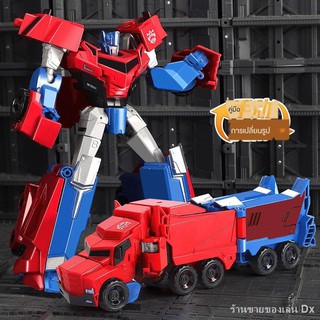 ☒❈♠ของเล่นทรานส์ฟอร์เมอร์สทำมือน่ารักและน่าสนใจรถหุ่นยนต์ Optimus Prime รถบรรทุกขนาดใหญ่พิเศษของแท้