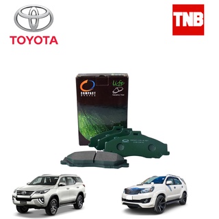 Compact Life ML คอมแพ็ค ผ้าเบรค Toyota Fortuner 04-ON โตโยต้า  ฟอร์จูนเนอร์ เบรค เบรก