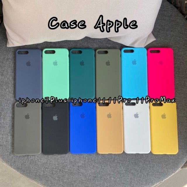 🔥  C-001  🔥(Apple)เคสแอปเปิ้ล 1 รุ่นใหม่ iPhone11,iPhone11Pro,iPhone11Promax,iPhone7Plus เคสยางพาราสวยๆ ราคาคุ้มค่า