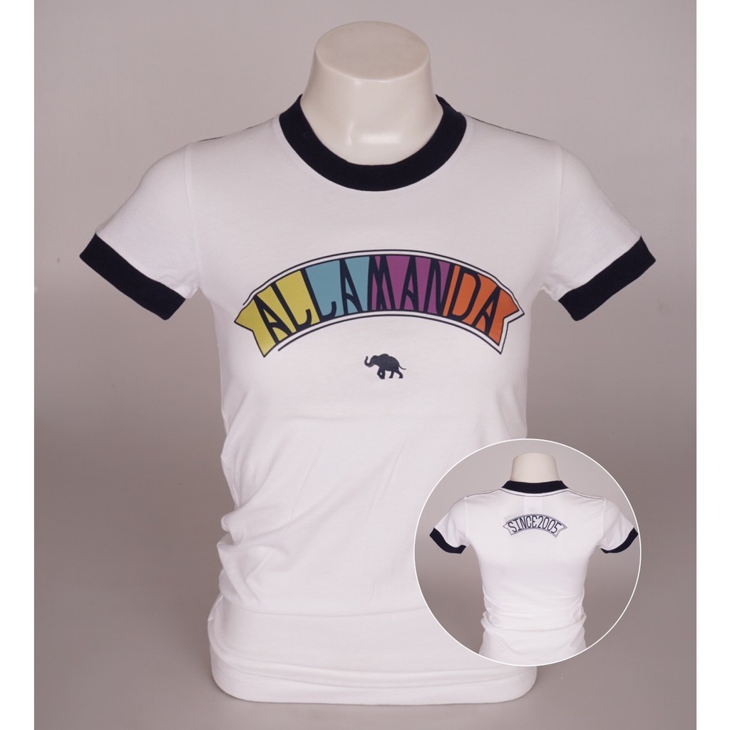 Allamanda H04 เสื้อยืด คอกลม เข้ารูป คอกุ๊น รวมลาย สินค้าของแท้