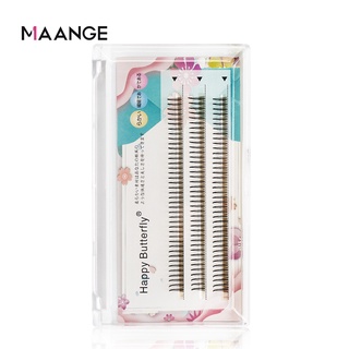 MAANGE ขนตาปลอม ขนนางฟ้ารูป A 11 mm สไตล์เกาหลี