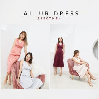 ETHEREAL ALLUR DRESS ชุดเดรสยาวระบาย