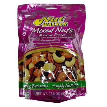 NUTWALKER MIXEDNUTS&DRIEDFRUITS 500G. Nut Walker