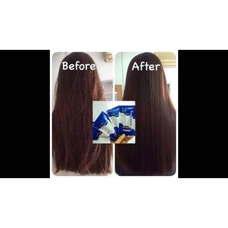 (12 ซอง) Green Bio Super Treatment กรีนไบโอ ซุปเปอทรีทเมนท์ครีม (ซองสีน้ำเงิน) ปรับสภาพเส้นผมหลัง ยืด ดัด ย้อม (12 ซอง)