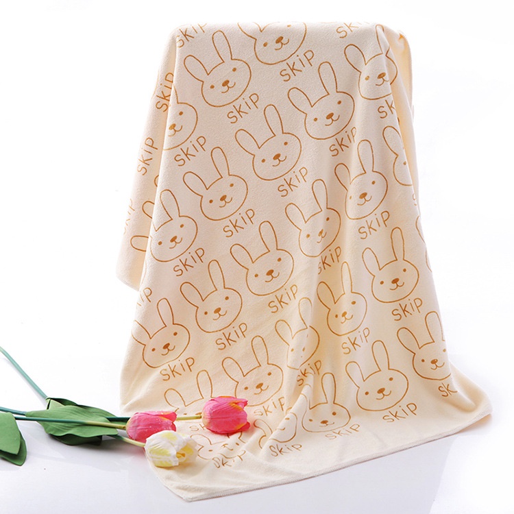 ผ้าเช็ดตัว ผ้าขนหนู ขนาด 70x140cm(400g) ผืนใหญ่ พิมพ์ลาย รุ่นหนา เนียนนุ่ม เก็บเงินปลายทางได้ AAA