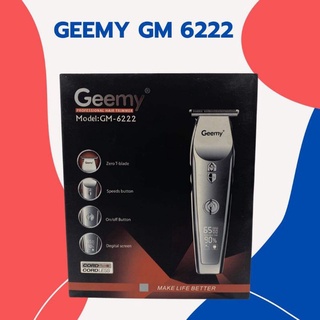 ปัตตาเลี่ยนเลี่ยนไร้สาย  GEEMY GM -  6222 มีจอ LED