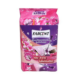 ไม้ถูพื้น อุปกรณ์ทำความสะอาด Mop อะไหล่ม็อปไมโครไฟเบอร์ FARCENT W702 กลิ่นฟลอรัล