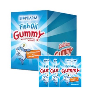 Biopharm Fish oil gummy jelly ผสมนำ้มันปลา กลิ่นส้ม ขนาด 50 กรัม