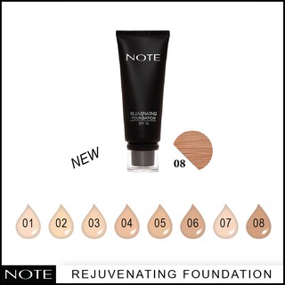 NOTE COSMETICS REJUVENATING FOUNDATION 08 SUNNY