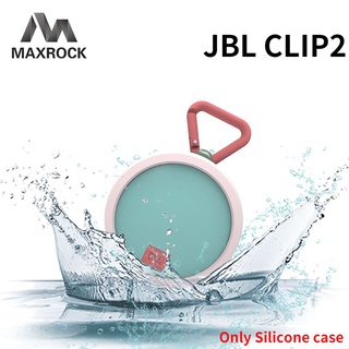 Maxrock เคสซิลิโคนป้องกันลําโพงบลูทูธสําหรับ Jbl Clip2 Music Box