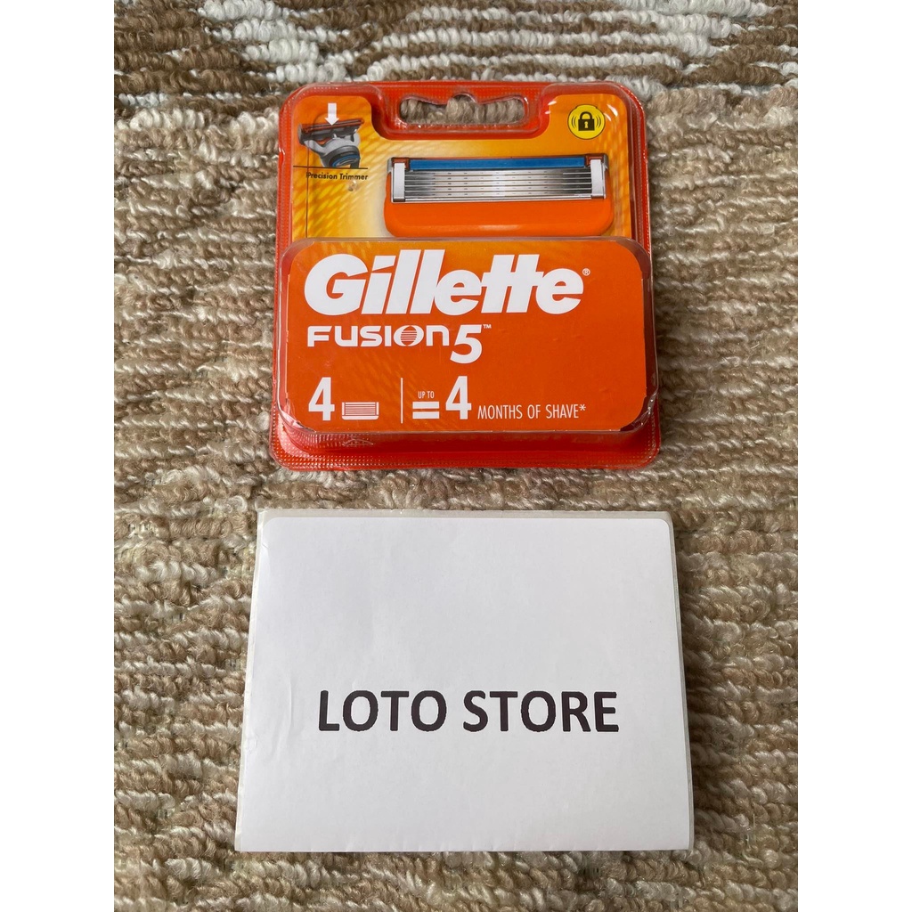 (ของแท้) ใบมีดโกนหนวดยิลเล็ต Gillette Match3+ / Sensitive / Turbo /Fusion5 คละรุ่น คละแบบ - รูปที่ 5