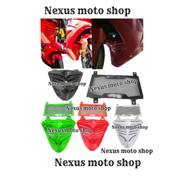 ฝาครอบหม้อน้ําเก่า Ninja 250R พร้อมคาร์บูเรเตอร์ Ninja 250 v Grill Ninja 250R ฝาครอบหม้อน้ําคาร์บูเร