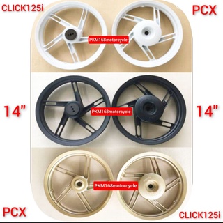 ล้อแม็ก PCX / CLICK 125 i ขอบ 14" ( ลาย PCX+บู๊ช+ลูกปืนล้อ )