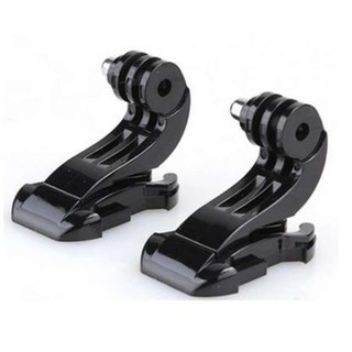 2x J Hook Fibbia Buckle Quick Release Clip Montatura per สำหรับ Gopro Hero 5 4 3 2 1(Black)