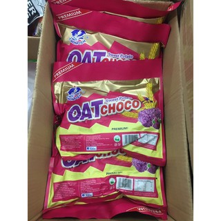 ข้าวโอ๊ตอัดแท่ง คละรสได้ Oatchoco ยกลัง (24 ห่อ)