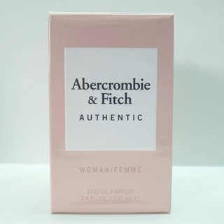 ส่งฟรีไม่ต้องใช้โค้ด Abercrombie &amp; Fitch Authentic Woman EDP 100ml กล่องซีล น้ำหอม