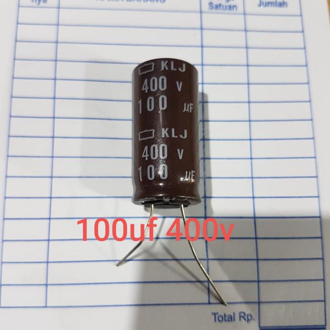 Elko Elco 100Uf 400V 100 Uf 400 โวลต์ 400 โวลต์
