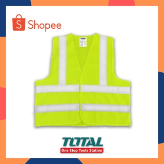 Total เสื้อสะท้อนแสง เสื้อจราจร เสื้อกั๊กสะท้อนแสง รุ่น TSP502 Size: XL