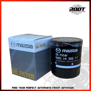 MAZDA ไส้กรองน้ำมันเครื่อง สำหรับรุ่น Mazda 2 , Mazda  3, ปี 04-15 แท้เบิกศูนย์ เบอร์ SH01-14-302 TT