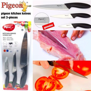 Pigeon Knives ชุดมีดสแตนเลส เซท 3 ชิ้น