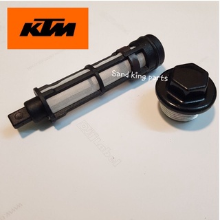 กรองเศษเหล็ก พร้อมน็อตถ่ายน้ำมันเครื่อง แท้KTM Duke RC200/250/390