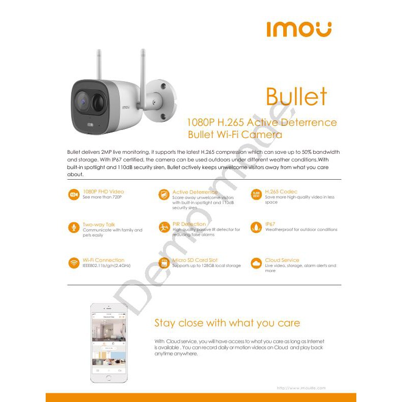 กล้องวงจรปิดไร้สาย iMOU IPC-G26EP-0360B