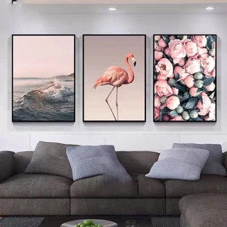 【พร้อมส่ง】รูปภาพตกแต่งบ้าน ลายสัตว์ ขนาด20*50cm. painting canvas ภาพวาดตกแต่งผนัง ภาพวาดแขวน บาร์ คาเฟ่ มีโรงแรม100%OK