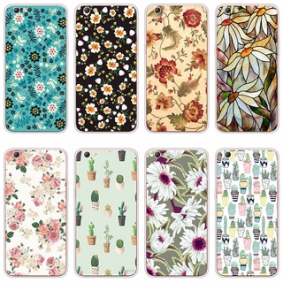 เคสโทรศัพท์ ซิลิโคนนิ่ม TPU ลายดอกเดซี่ สำหรับ OPPO realme c1 c2 2 pro A53 2015 2020 r9s