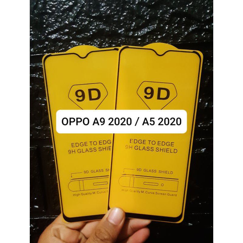 TEMPER GLASS OPPO A52020 / A92020 ฝาครอบแบบเต็ม 9D