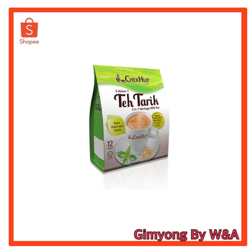 ChekHup ชา Teh Tarik ชานม 3in1 สูตรชาชักมาเลเซีย **ปรับแพคเกจใหม่**