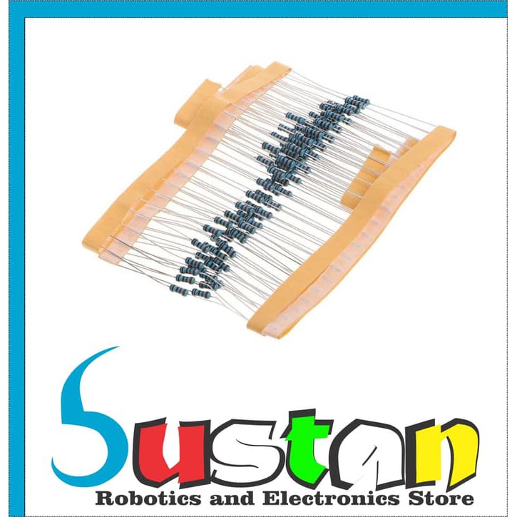 10 ชิ้นฟิล์มโลหะ Axial Resistor 20K Ohm 20 กิโล 1% 1/4 W 0.25 0.25W