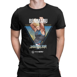 เสื้อยืดคอกลม พิมพ์ลาย King Of Fighters Xv Shooting Star Benimaru Nikaido สไตล์วินเทจ สําหรับผู้ชาย