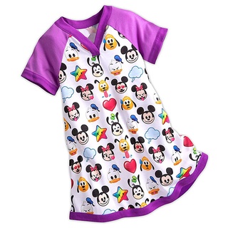 🇺🇸 ของแท้ Disney USA - [Size 4, 5-6] H1172 ชุดนอน Disney: World of Disney Emoji Nightshirt for Girls