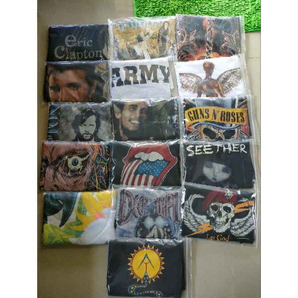 เสื้อยืดวินเทจ เสื้อวง ปี 80's 90's 00's สนใจตัวไหนสอบถามได้จ้า