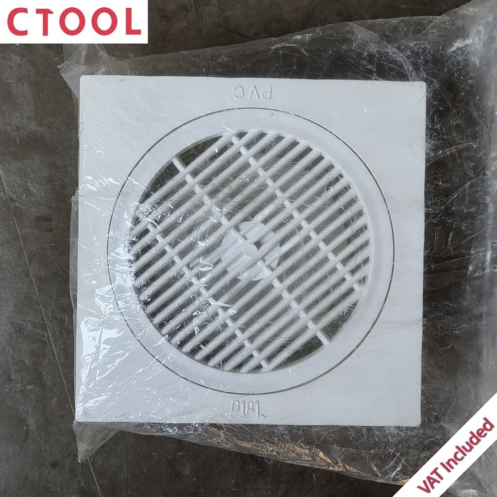 ถ้วยกันกลิ่น ตะแกรงกันกลิ่น สแตนเลส 5" x 5" Cotto ของแท้ - Authentic Trap Rail Floor Drain - ซีทูล Ctool